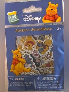 Disney Winnie the Pooh Holographic Sticker Pack 100 Stickers